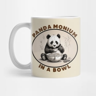 PandaMonium in a Bowl Mug